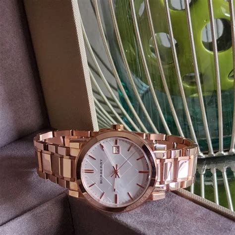 burberry city rose gold watch bu9004|Burberry BU9004 Unisex Rose Gold The City Watch.